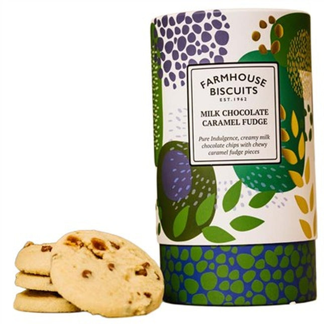 Farmhouse Biscuits Abstract Milk Choc Caramel Fudge Tube 150g