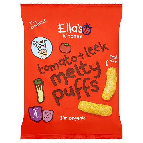 Ella's Kitchen Melty Puffs - Tom & Leeks 20g