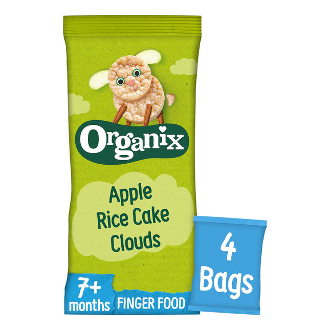 Organix Apple Rice Cake Clouds Multipack 4 x 28g
