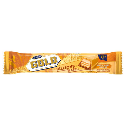 McVitie's Gold Billions Wafer Golden Caramel Chocolate Bar PMP 79p 39.5g