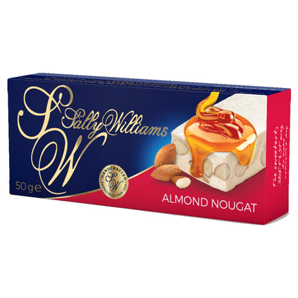 Sally Williams Soft Nougat Bar/Almonds 50g