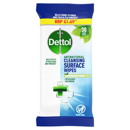 Dettol Surface BIO Wipes PMP £1.69 30s