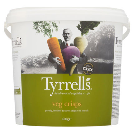 Tyrrells Sea Salted Veg Sharing Crisps 600g