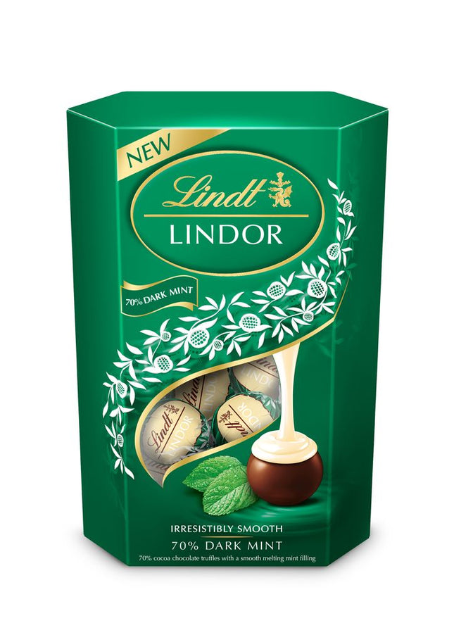Lindt Lindor Dark Mint Cornet 200G