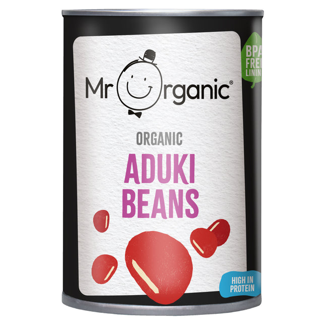 Mr Organic Aduki Beans 400g