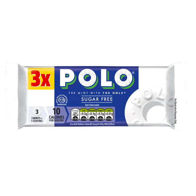 Polo Sugar Free Mints Tube Multipack 3 x 33.4g