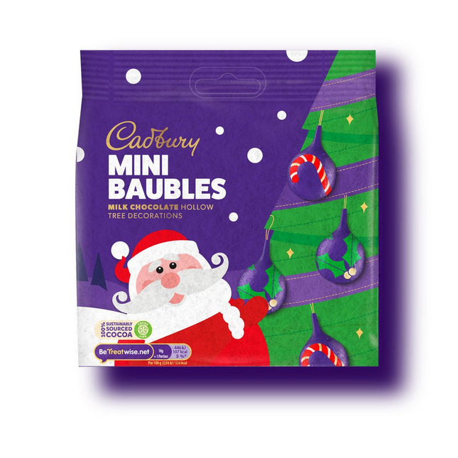 Cadbury Milk Chocolate Tree Decorations 72G