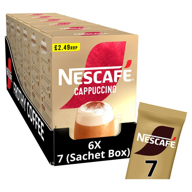 Nescafe Cappuccino 7 Sachets PMP £2.49 108.5g
