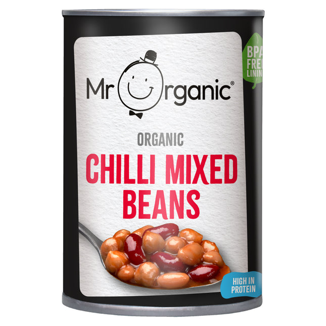 Mr Organic Chilli Mixed Beans 400g