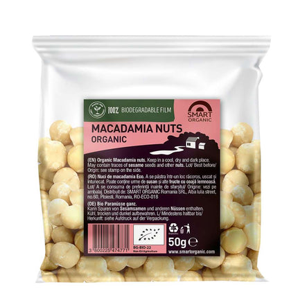 Smart Organic Macadamia 50G