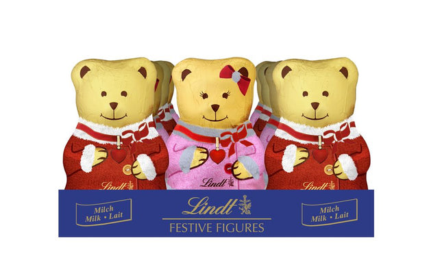 Lindt Teddy Mr & Mrs Bear Milk Chocolate 100G