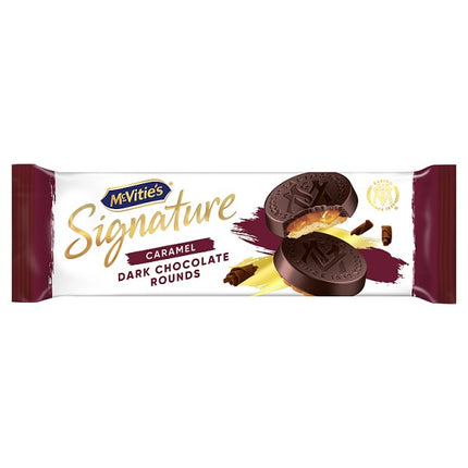 McVitie's Signature Darkl Chocolate Rounds Biscuits 109g