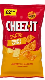 Cheez-It Snap'd Double Cheese 120g £2 PMP