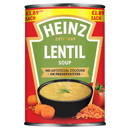 Heinz Lentil Soup PMP £1.89 400g