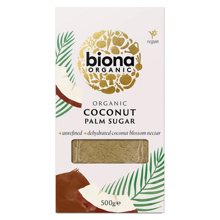 Biona Organic Coconut Palm Sugar Unrefined 500g
