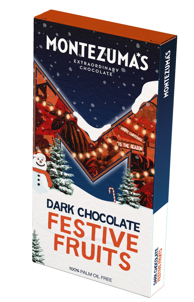 Montezumas Dark Chocolate Festive Fruits 300g