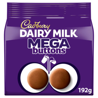 Cadbury Dairy Milk Mega Giant Buttons 192g