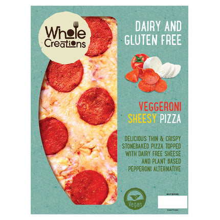 Wholecreations Gluten & Dairy Free Veggeroni Sheesy Pizza 275g