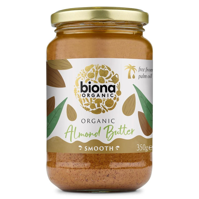 Biona Organic Almond Butter Smooth 350g