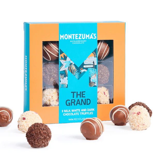 Montezumas Grand (9XS) Selection of Best Selling (Milk, Dark & White) Truffle Boxes 110g
