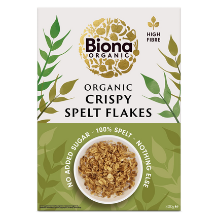 Biona Crispy Spelt Flakes Organic 300g