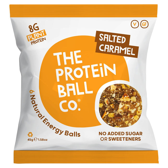 The Protein Ball Co - Salted Caramel Protein Balls (Plant Protein) 45g