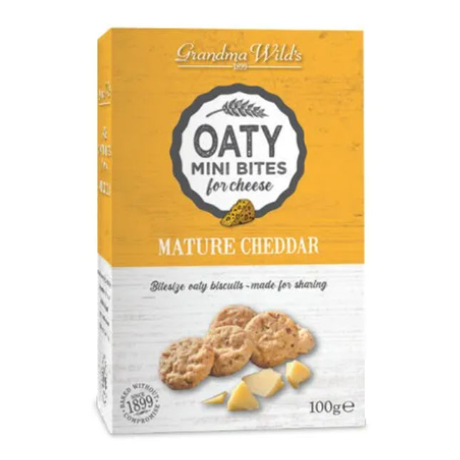 Grandma Wild's Mini Cheesy Bites with Mature Cheddar 100g