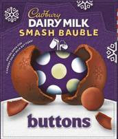 Cadbury Dairy Milk Smash Bauble Buttons 90G