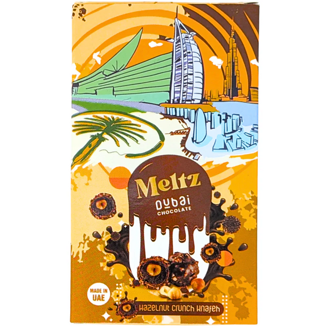 Meltz Dubai Chocolate Hazelnut Crunch Knafeh 75g