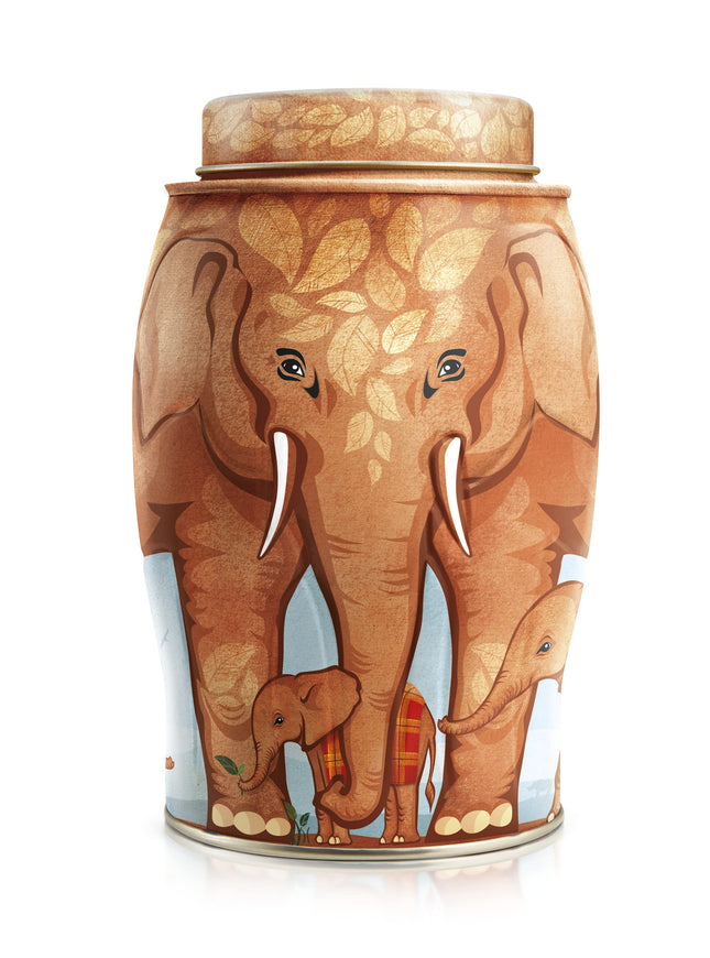 Williamson Tea Large Elephant Tsavo Containing English Breakfast 40 Teabags 100g