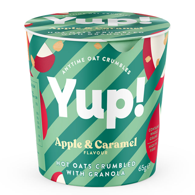 Yup! Caramel & Apple Crumbled Oats with Granola POT 65g
