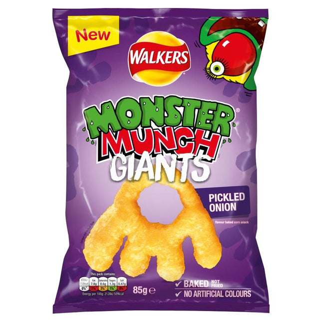 Walkers Giants Pickled Onion 85g