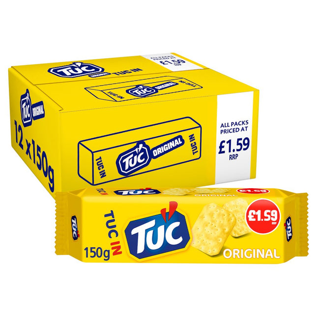 Jacob's TUC Original Snack Crackers PMP £1.59 150g