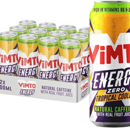 Vimto Tropical Zero Energy 500ml