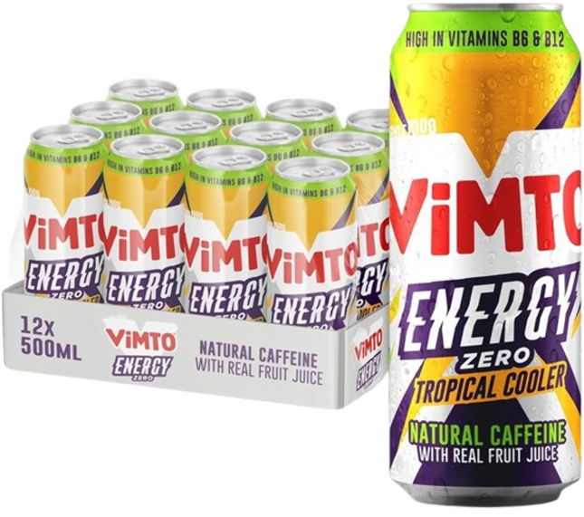 Vimto Tropical Zero Energy 500ml
