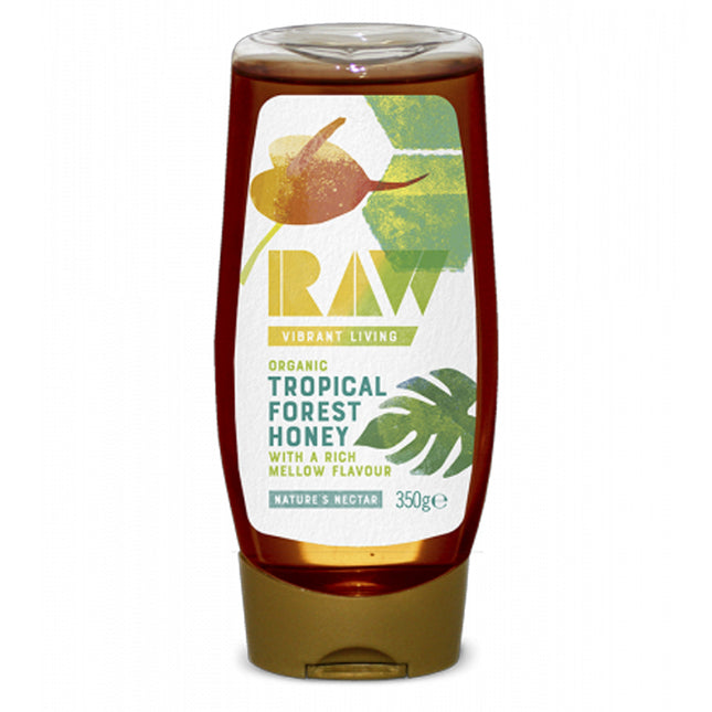 Raw Organic Forest Honey Squeezy 350g