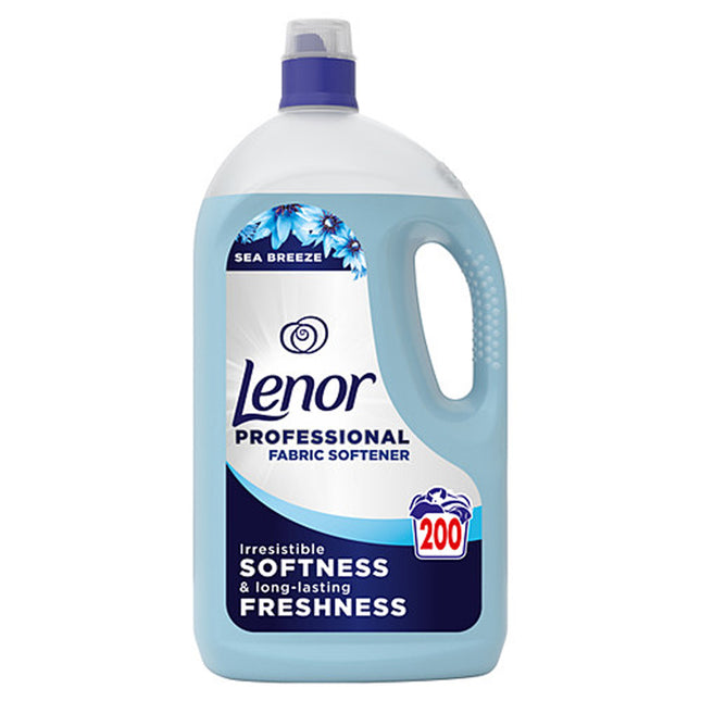 Lenor Professional 4ltr Sea Breeze Fabric Softener Liquid 200 Wash