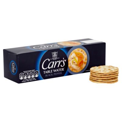 Carr's Table Water Cracked Black Pepper Crackers 125g