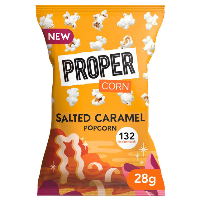 Proper Salted Caramel Popcorn, 24 x 28g