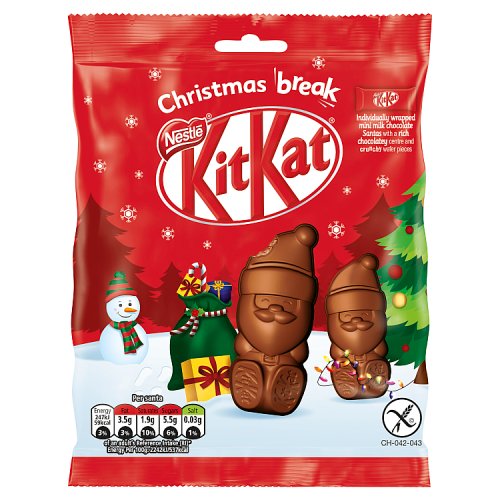 Kit Kat Mini Santa Pouch 55G
