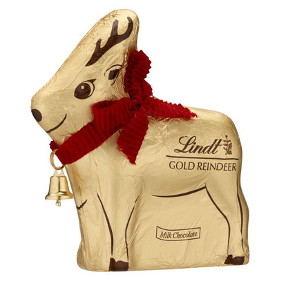 Lindt Gold Reindeer Milk Chocolate 100G