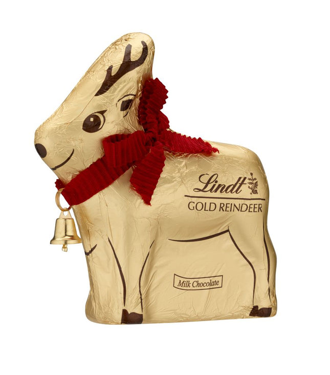 Lindt Gold Reindeer Milk Chocolate 100G