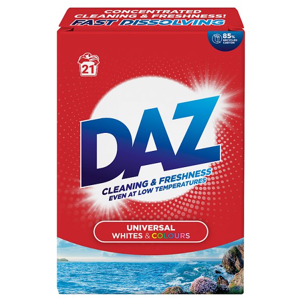 Daz Laundry Powder 21 Wash Whites & Colours