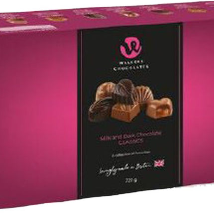 Walkers Milk, White & Dark Classics Box 720g