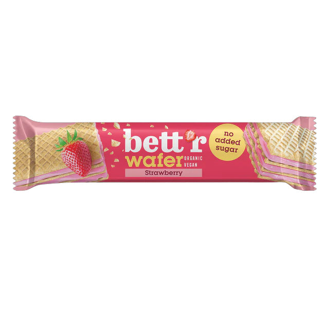 Bett'r Strawberry And Cashew Wafer With No Added Sugar Set 1 (De, Es, Fr, Nl, En) 30G