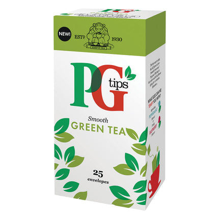 PG Tips Green Tea 25s Bags Box Pure 35g
