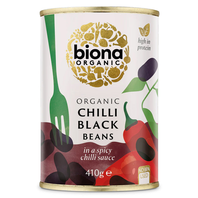 Biona Organic Black Bean Chilli 410g