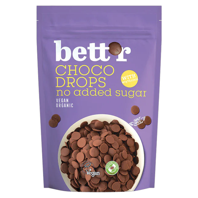 Bett'r Choco Drops No Added Sugar 200g