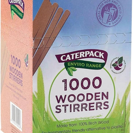 Caterpack Enviro 1000 Wooden Stirrers 100s