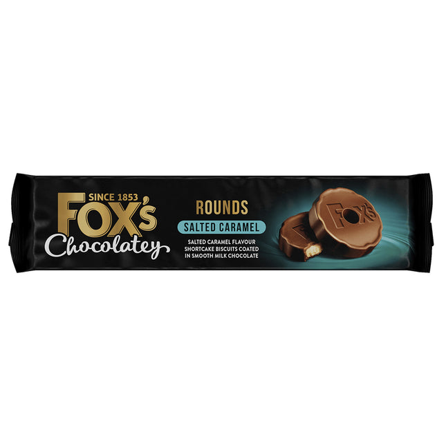 Fox's Chocolatey Salted Caramel Rounds 117g
